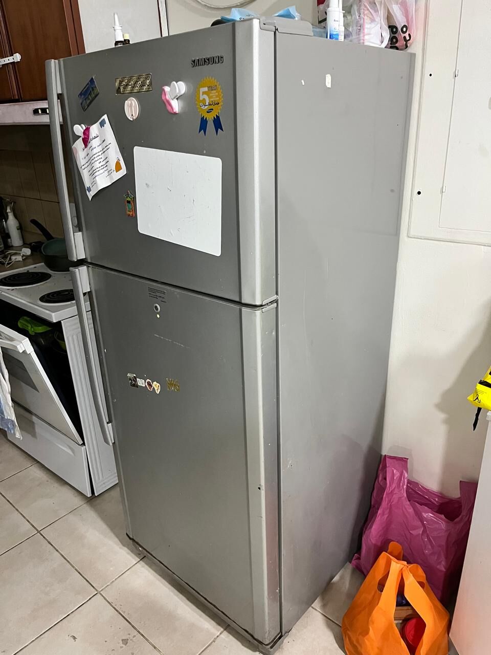 Khobar, Appliances, SAR 700,  Samsung Top Mount Refrigerator (Model RT53MAMT) - Silver