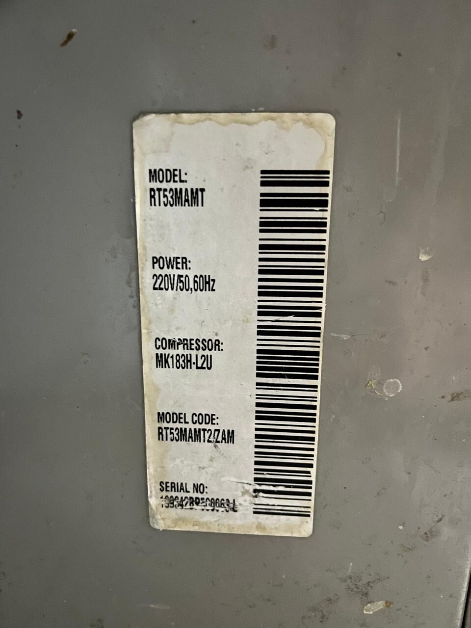 Khobar, Appliances, SAR 700,  Samsung Top Mount Refrigerator (Model RT53MAMT) - Silver