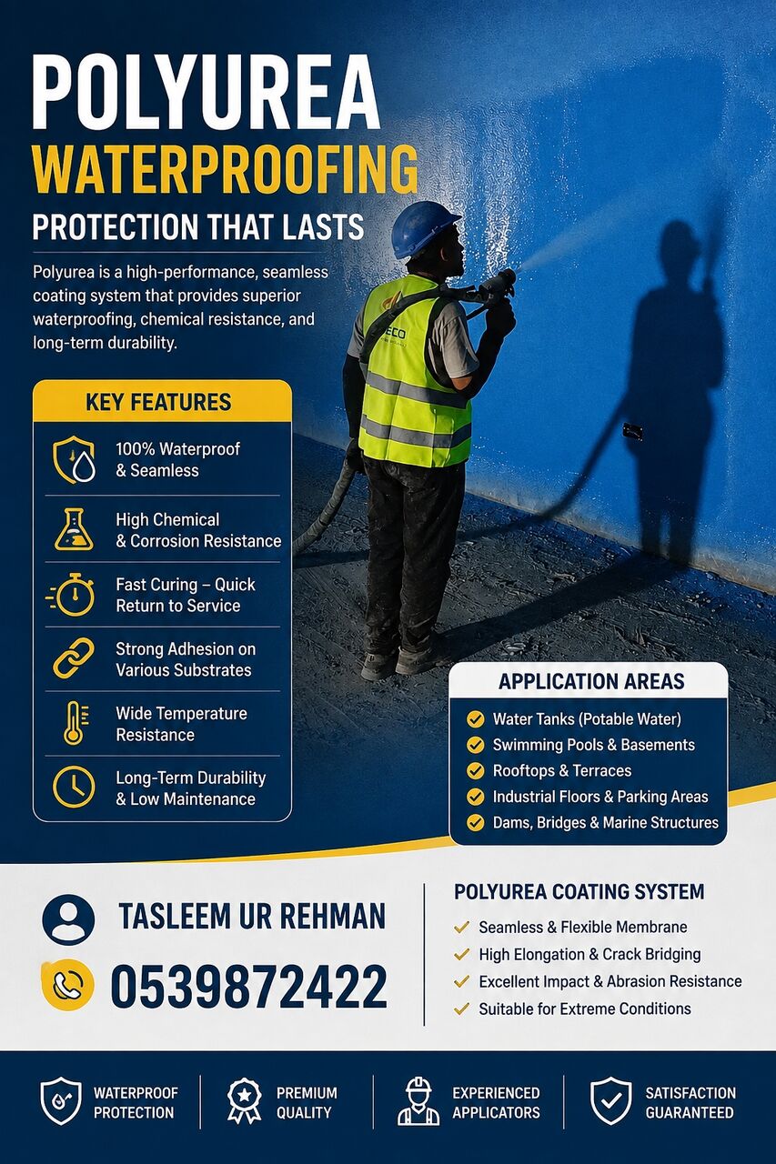 Jubail, Job Seekers, Waterproofing Subcontractor