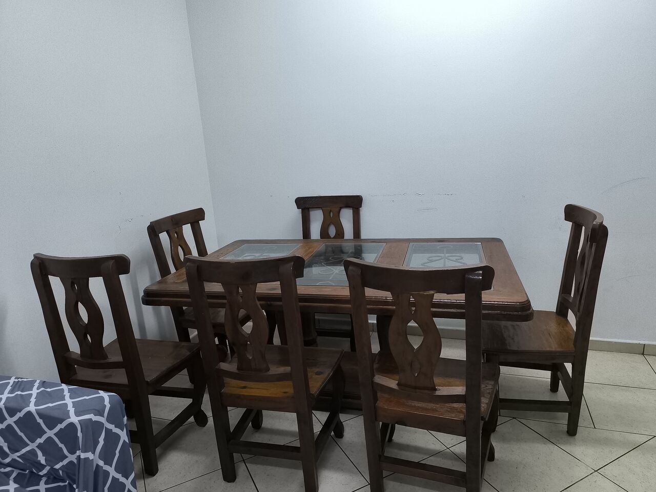 Dammam, Furniture, SAR 700,  Solid Wood Dining Table 6 Seater With Chairs