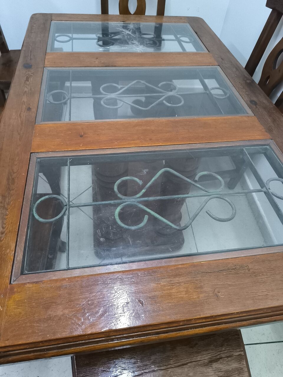 Dammam, Furniture, SAR 700,  Solid Wood Dining Table 6 Seater With Chairs