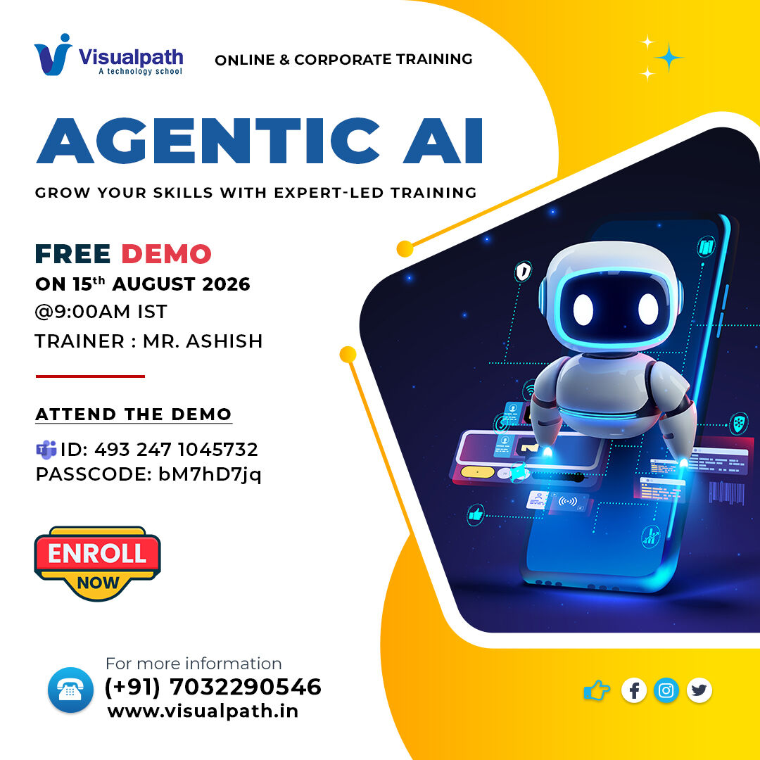 Hyderabad, Education, Agentic AI Online Training | Free Demo