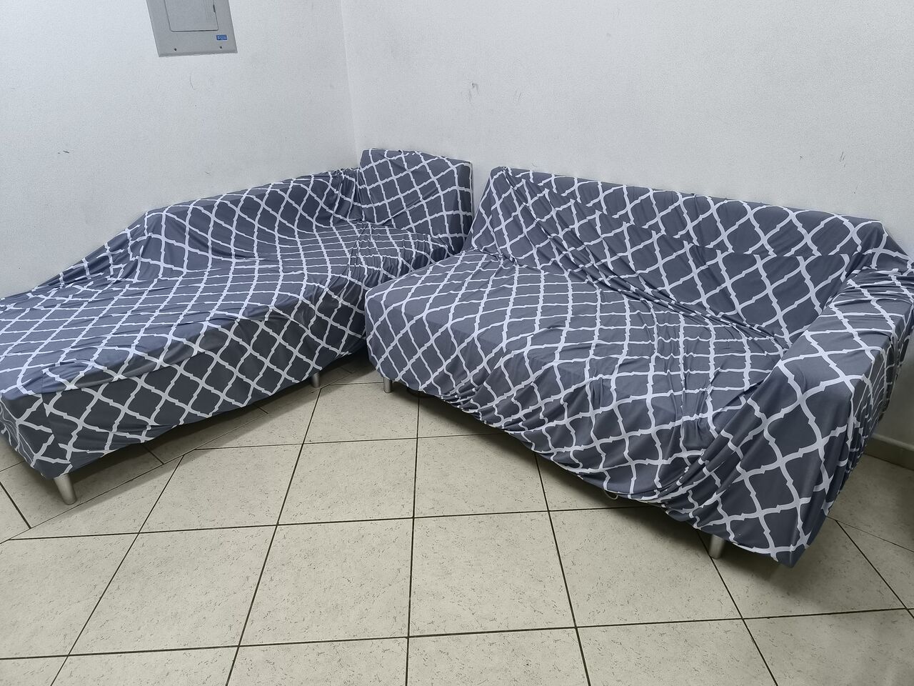 Al Badiyah, Furniture, SAR 500,  Corner Sofa Set 6 Seater