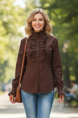New Delhi, Clothing & Accessories, Usd 49,  Victorian Blouse For Women | Vintage Victorian & Steampunk Tops