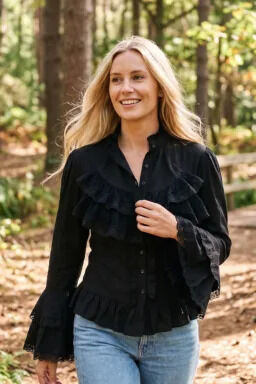 New Delhi, Clothing & Accessories, Usd 49,  Victorian Blouse For Women | Vintage Victorian & Steampunk Tops