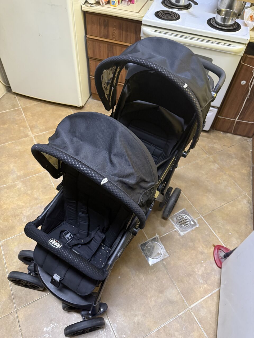 Al Jubail Al Balad, Baby & Kid Stuff, SAR 250,  Double Stroller And Bottle Sterilizer Chicco Brand