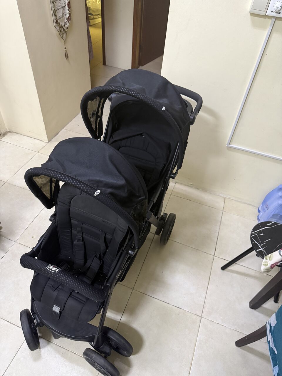 Al Jubail Al Balad, Baby & Kid Stuff, SAR 250,  Double Stroller And Bottle Sterilizer Chicco Brand