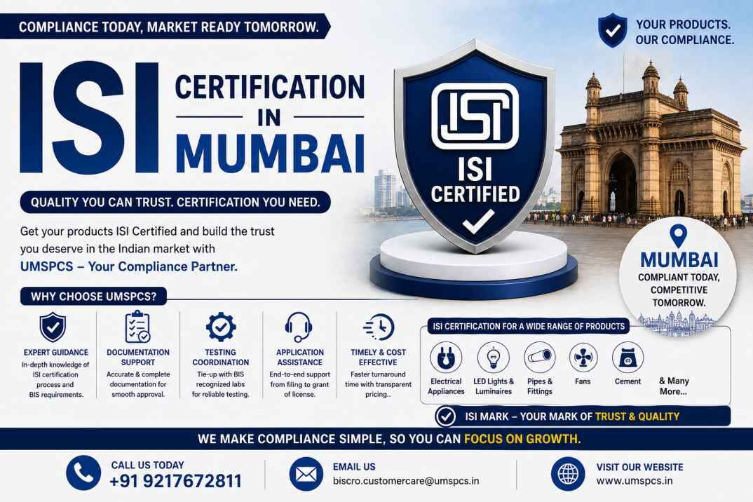 Mumbai, Legal, How Can You Obtain ISI Certification In Mumbai?