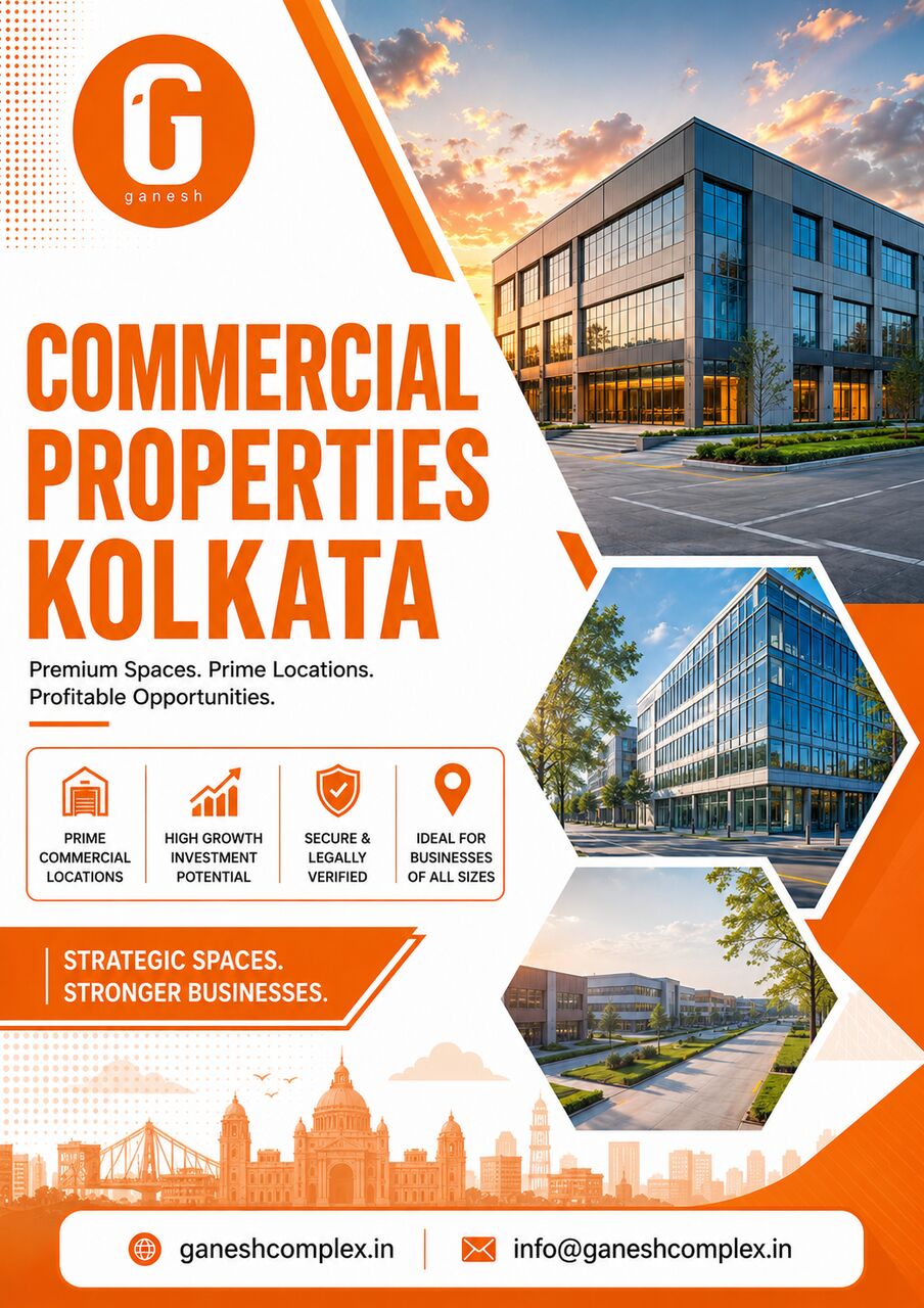 Kolkata, Real Estate, Affordable Commercial Properties In Kolkata For Businesses