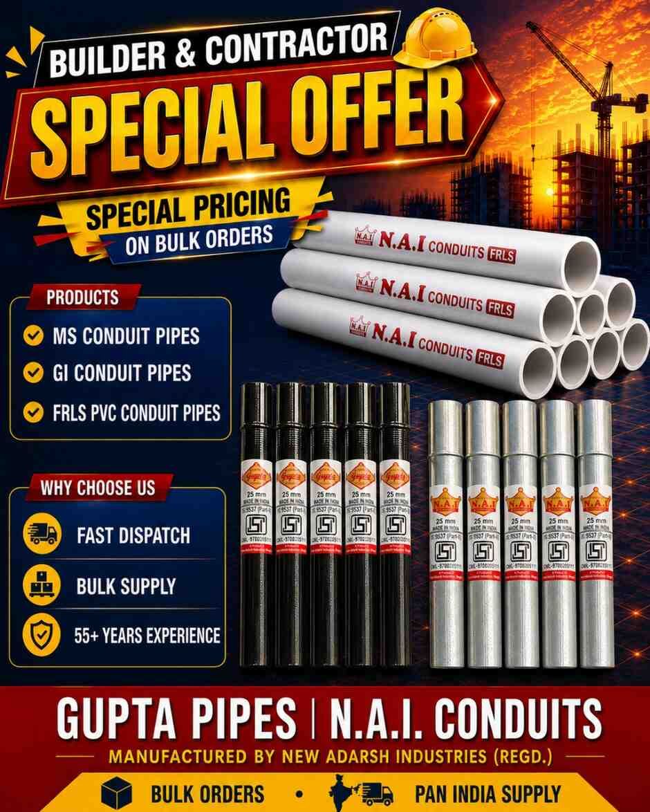 Punjab, Materials, MS & GI Conduit Pipe Manufacturer In Punjab And Across India