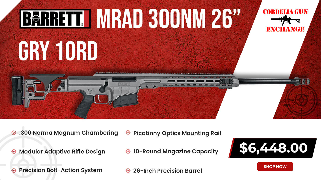 Los Angeles, Collectibles, USD 6448,  Barrett MRAD 300 Norma Magnum Rifle &ndash; Buy Online Now