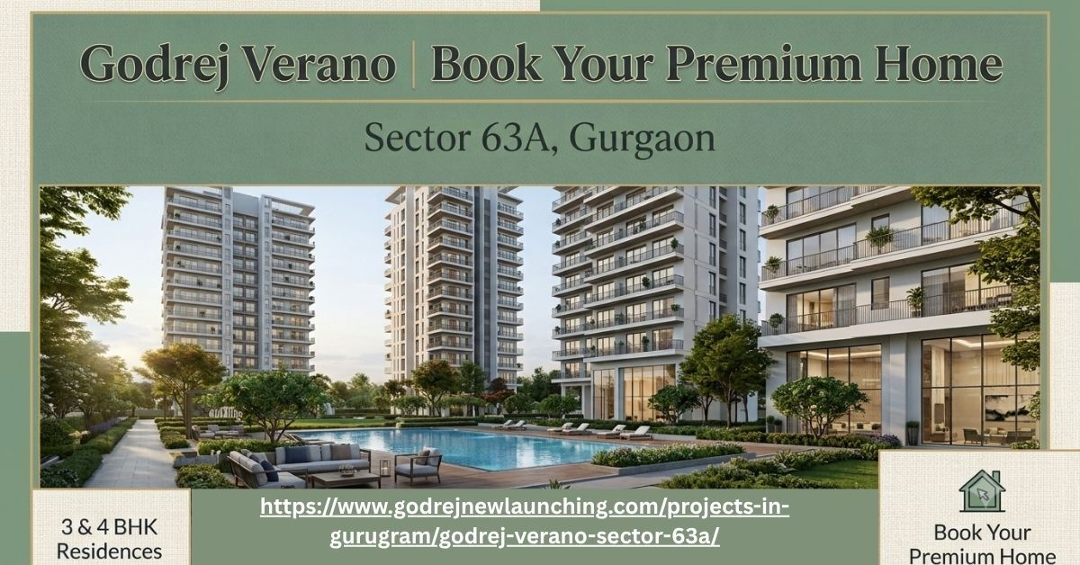 Gurgaon, Apartments, Flats, Houses & Villas, Furnished,  Godrej Verano | Book Your Premium Home | Sector 63A, Gurgaon