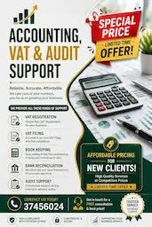 Manama, Businesses For Sale, Audit & Accounting Support - Special Price - Limited Time Offer