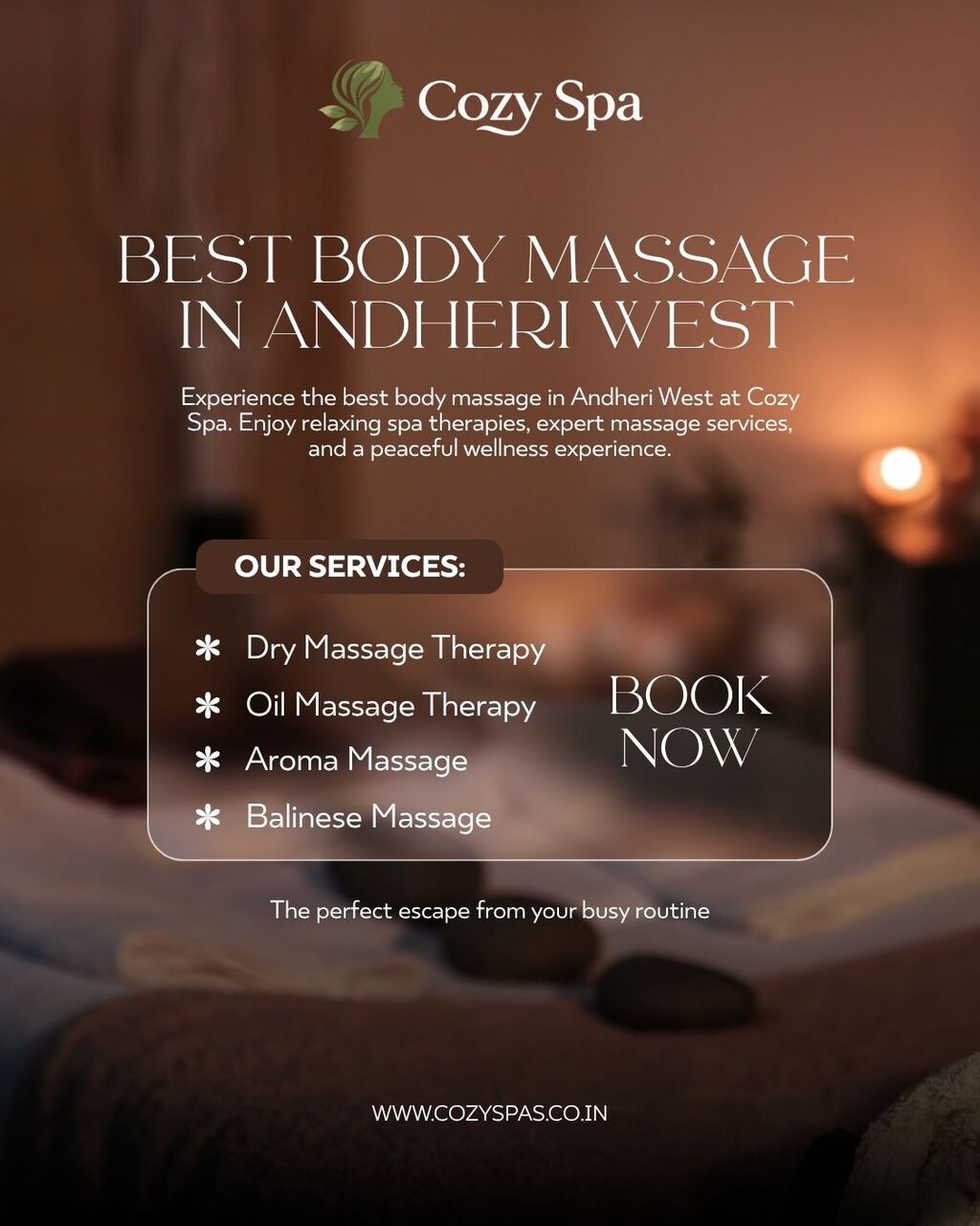 Mumbai, Health, Best Body Massage In Andheri West - Cozy Spa