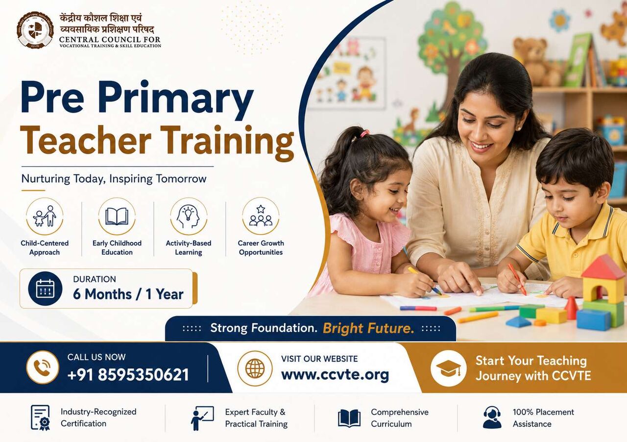 New Delhi, Education, Professional Pre Primary Teaching Course With Skill-Based Training