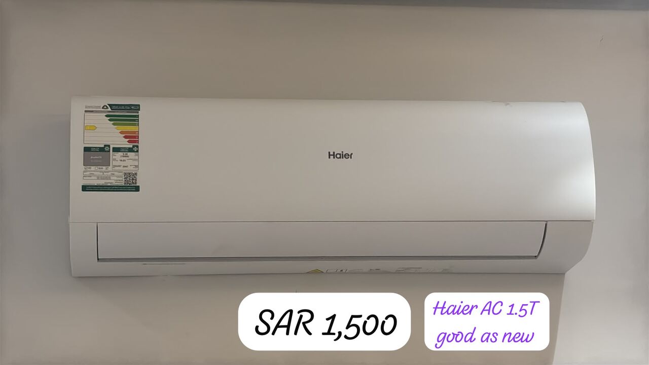 Sulaymania, Air Conditioners, SAR 1500,  Haier Split ACs For Sale – Excellent Condition | مكيفات هاير سبليت للبيع – حالة 