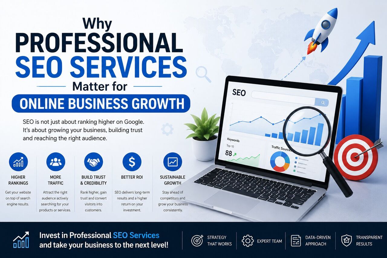 New Delhi, Marketing, Why Professional SEO Services Matter For Online Business Growth