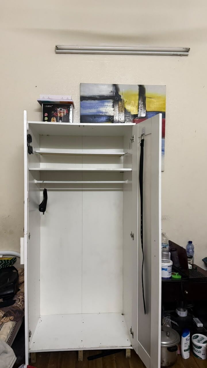 Riyadh, Furniture, SAR 150,  2-Door Wardrobe / Cabinet &ndash; Very Good Condition &ndash; Only SAR 150