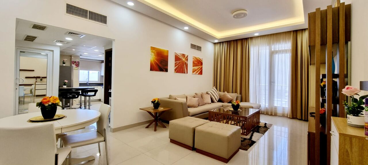 Hidd, Apartments, Flats, Houses & Villas, BHD 340/month,  Furnished,  2 BR,  120 Sq. Meter,  2 Bhk Fully Furnished Luxury Flat In Hidd Call Aleena