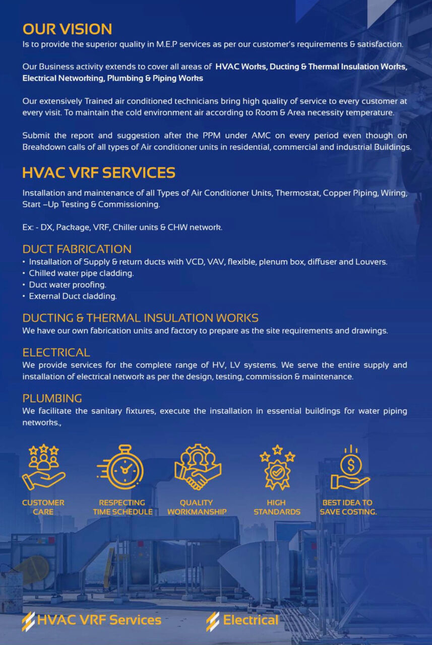 Dammam, Air Conditioning, HVAC (AC WORK)