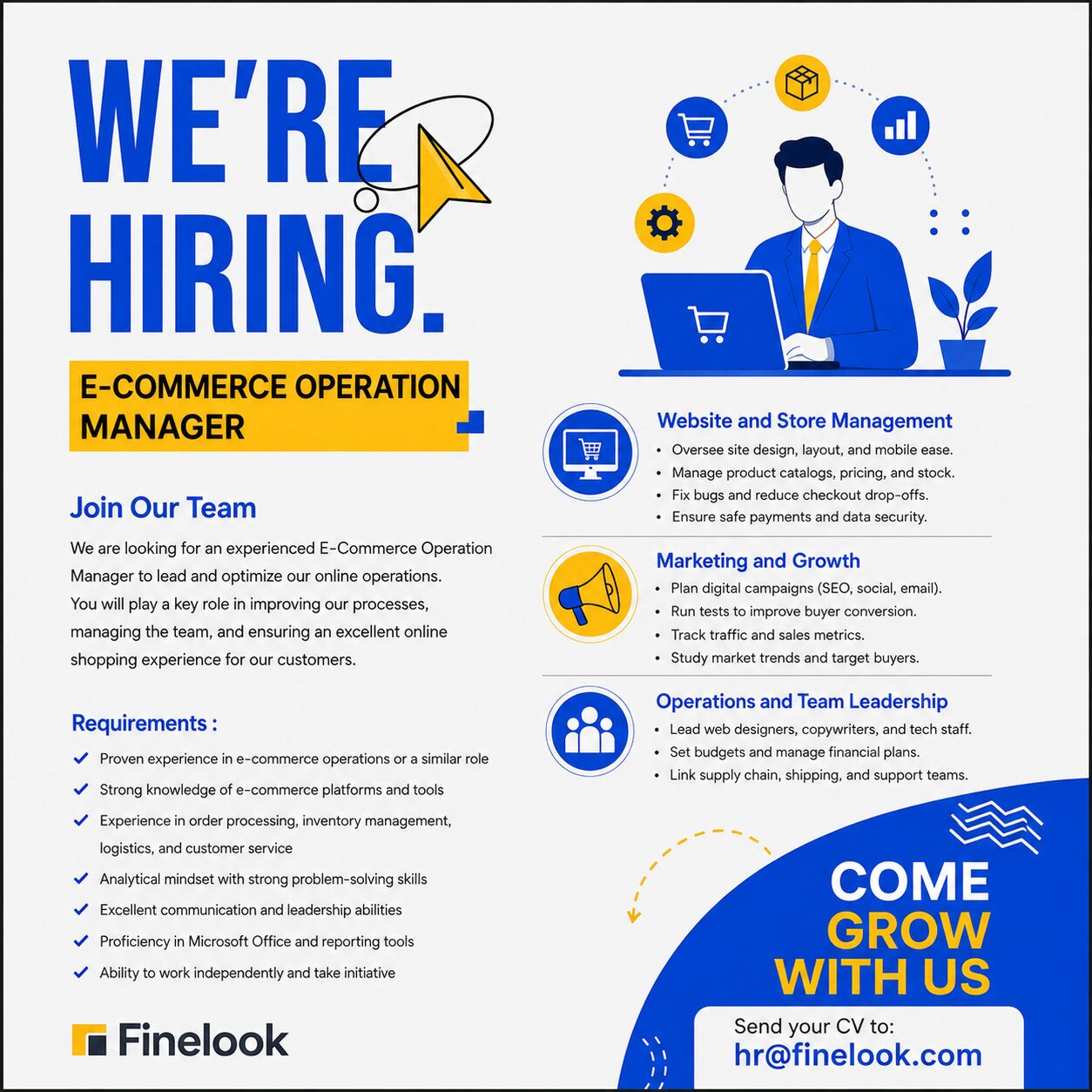 Jeddah, Jobs, E-Commerce Manager