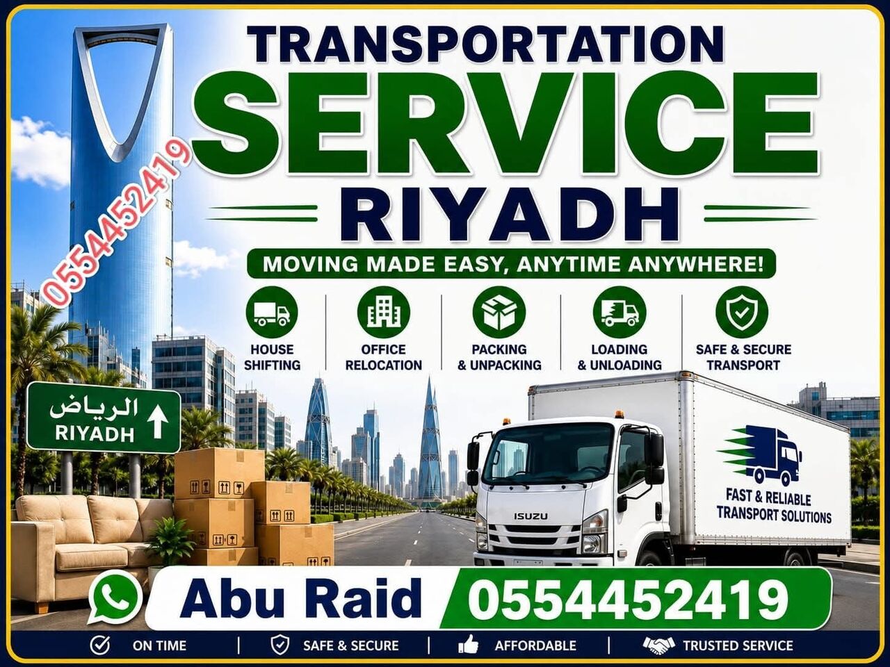 Riyadh, Labor/Moving, Home Shifting Riyadh