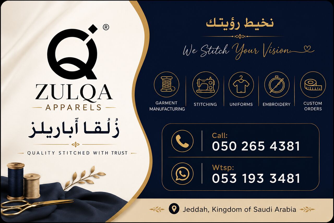 Jeddah, Fashion & Design, Fashion And Tailoring