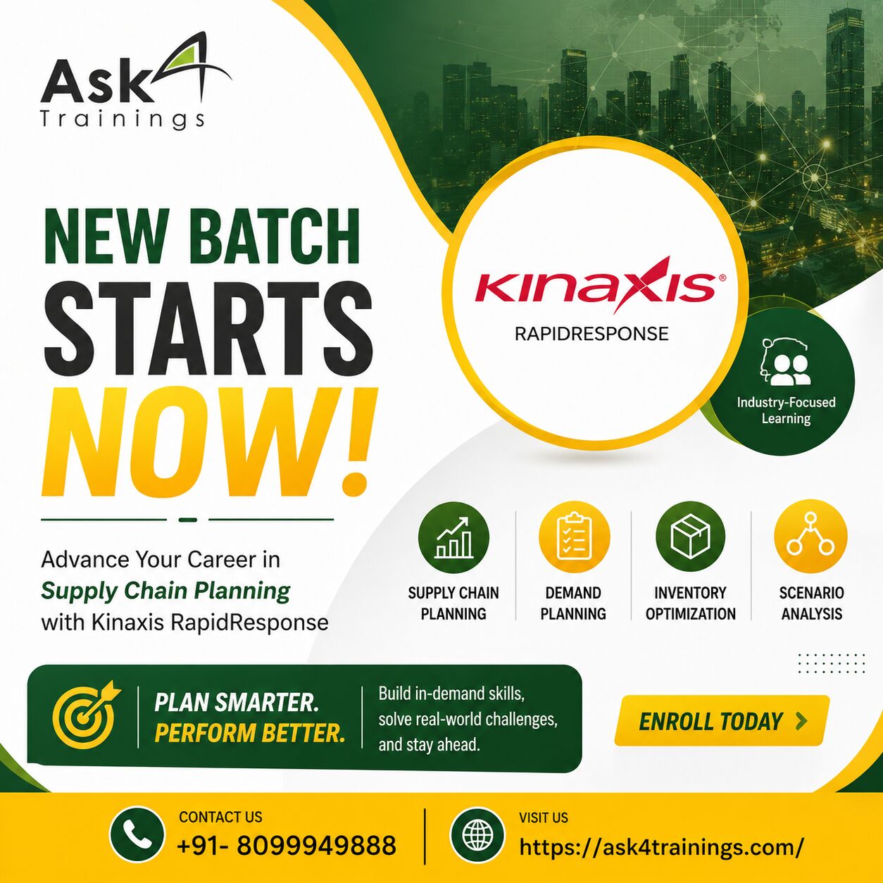 Hyderabad, Computers, INR 25000,  Kinaxis RapidResponse Training In Hyderabad | Certification