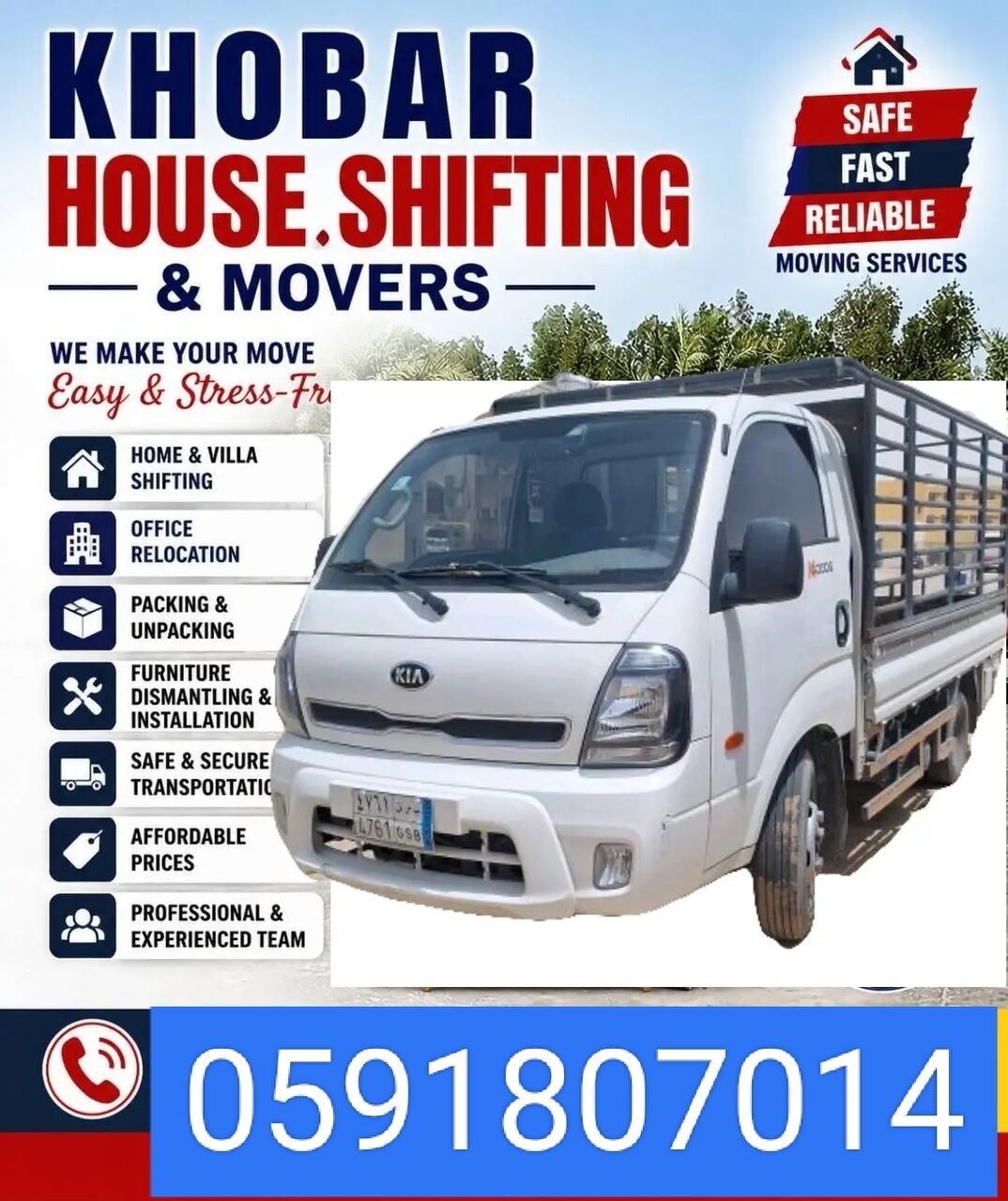 Khobar, Labor/Moving, House Shifting & Movers Service