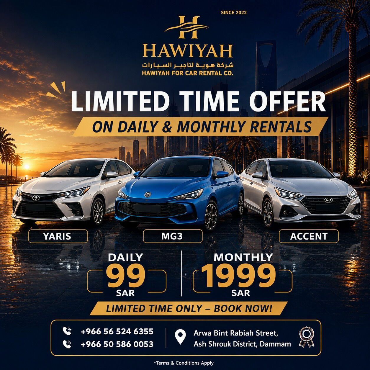 Dammam, Automotive, 20% OFF On Daily & Monthly Car Rentals