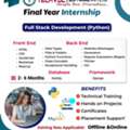 Offline-Online Internship Training|Python,PHP Internship
