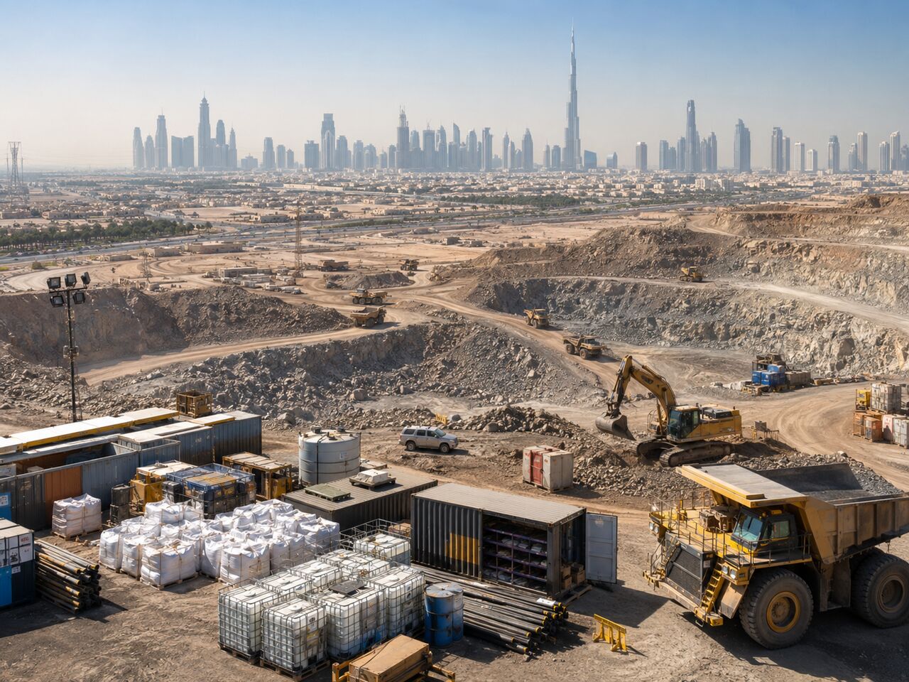 Dubai, Logistics, Mining Support Services By Capital Station Trading LLC