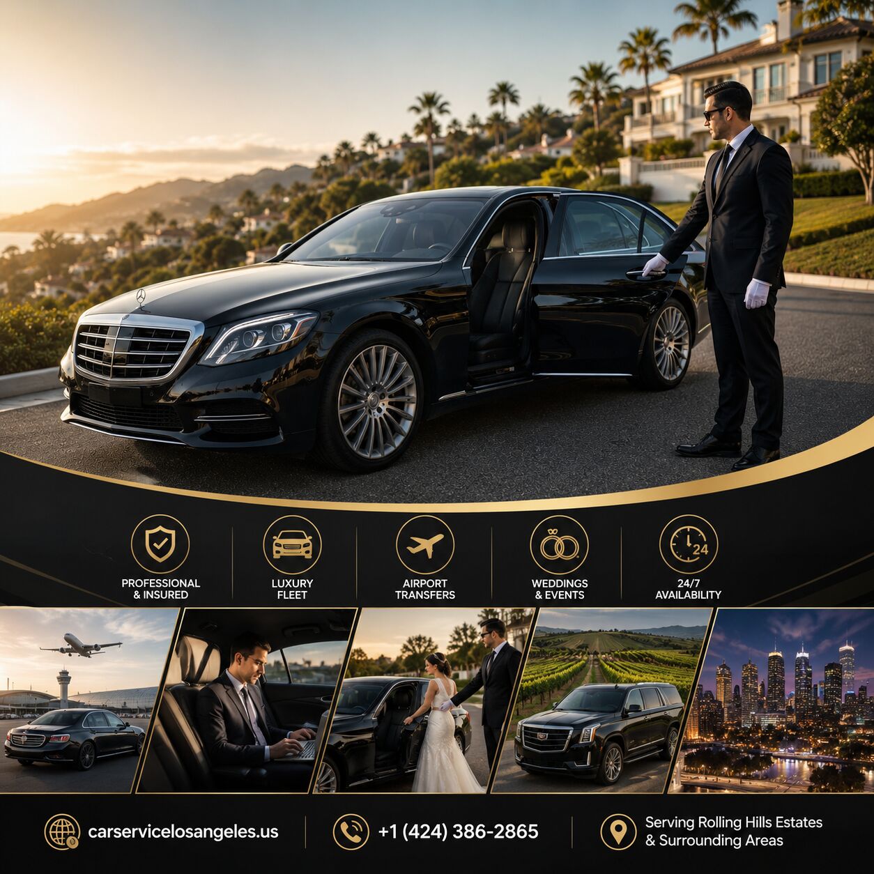 New York, Travel, Luxury Chauffeur Service Rolling Hills Estates