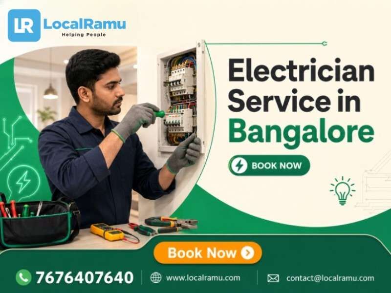 Bangalore, Household, Best Electrician Services In Bengaluru With LocalRamu Services
