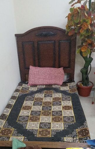 Jubail, Furniture, SAR 150,  🛏️ Wooden Single Bed For Sale