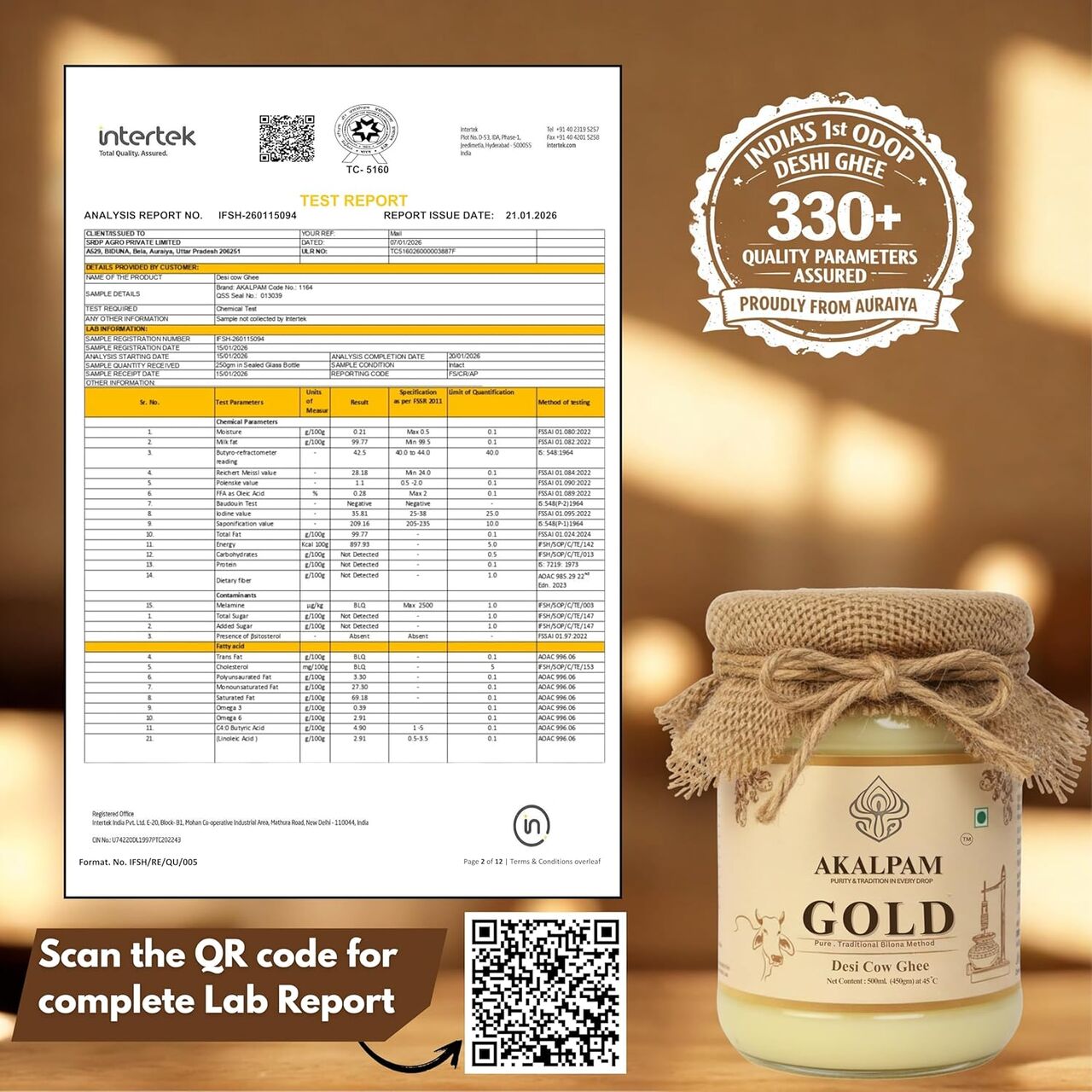 Lucknow, Food, Akalpam - Buy A2 Cow Ghee Online