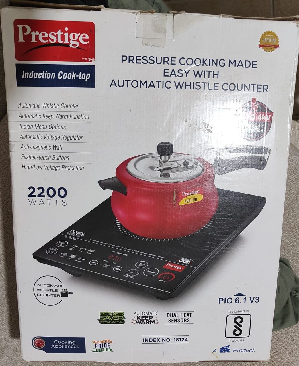 Khobar, Electronics, SAR 300,  New Prestige 2200W Induction Electric Stove &ndash; For Sale