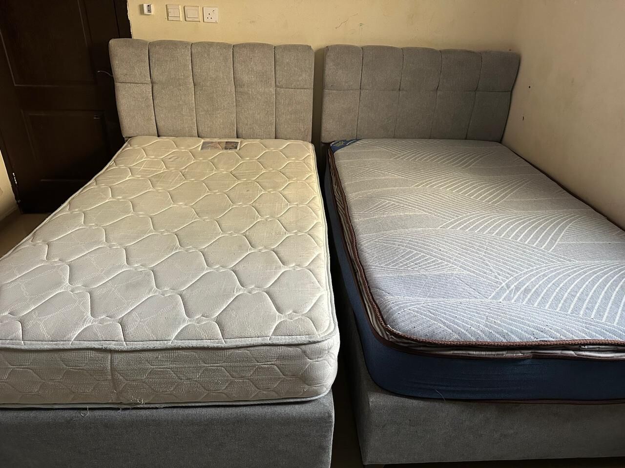 Khobar, Furniture, SAR 500,  2 Bed With Mattress Excellence Condition Almost New