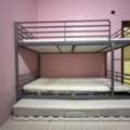 SAR 1400,  IKEA Triple Bunk Bed + 3 IKEA Mattresses + 1 Extra Mattress
