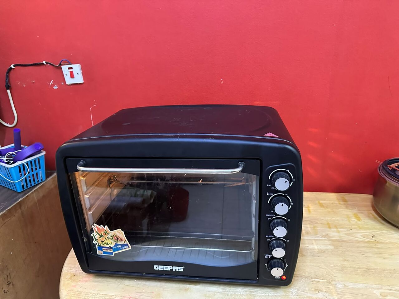 Al Rawdah, Appliances, SAR 220,  Geepas 75L Large Electric Oven (Grill + Convection + Rotisserie)
