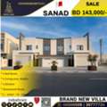BHD 143000,  4 BR,  Brand New Villa For Sale In Sanad
