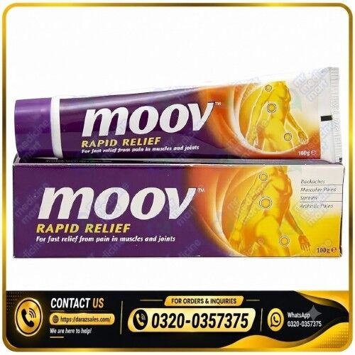 Islamabad, Health & Beauty Items, PKR 999,  Moov Rapid Pain Relief Cream Price In Sargodha / 0320-0357375