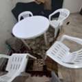 SAR 150,  Gulfmaid Table And Chair For Sale