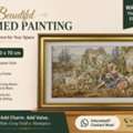 SAR 250,  🖼️ Elegant Framed Wall Painting For Sale – Riyadh