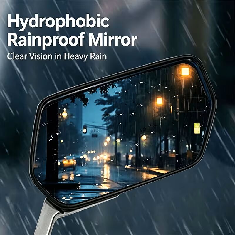 Al Manar, Motorcycles, SAR 80,  Heavy-Duty Convex Wide-View Motorcycle Mirrors