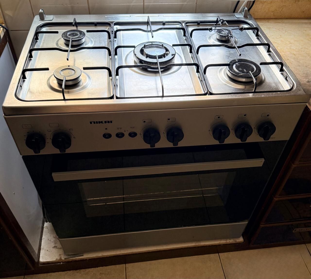 Olaya, Appliances, SAR 450,  Nikai Gas Cooker + Oven + Gas Cylinder &ndash; 450 SAR