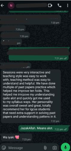 Islamabad, Lessons Offered, Biology IGCSE/Olevel Tutor Available- Online- Experienced Tutor- Worldwide