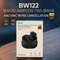 BHD 12,  BWOO BW40 TWS Earbuds, Featuring Active And Environmental Noise Cancellation