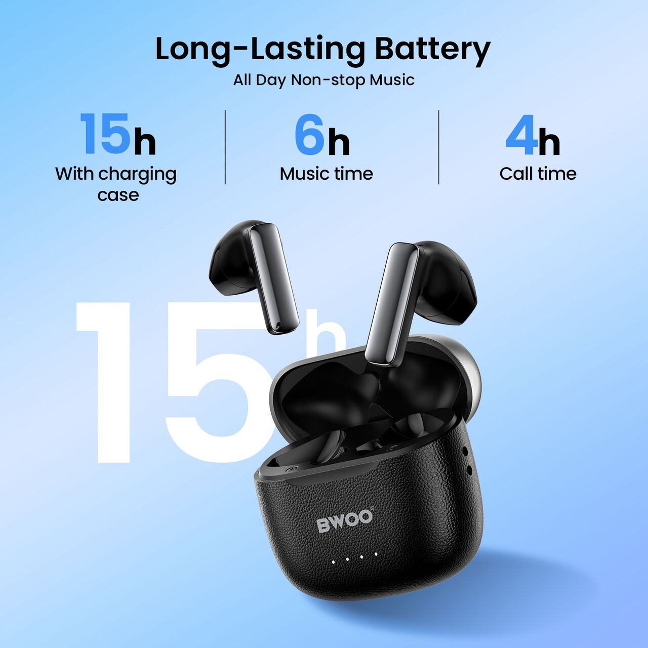 Manama, Mobile Phones, BHD 11,  BWOO BO-BW41 Wireless Earphone Environment Noise Cancellation ENC