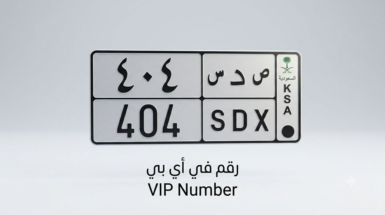 Riyadh, Auto Parts, SAR 22000,  VIP Special Number Plate 404 SDX For Sale